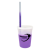 Custom Mood 12 oz. Stadium Cup/Straw/Lid Set - Frosted to Purple