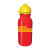 Custom 20 oz. Value Cycle Bottle w/ Safety Helmet Push 'n Pull Cap - Red