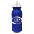 Custom 20 oz. Value Cycle Bottle with Push 'n Pull Cap - Blue