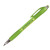 Custom Mardi Gras Grip Pen with Black Ink - Translucent Green