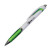 Custom White Crest Grip Pen - Lime Green