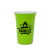 Custom The Varsity Cup - 16 Oz. Double-wall With White Liner - Lime Green