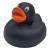 Promotional Lil' Rubber Duck | Custom Rubber Ducks - Black