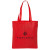 Custom Non Woven Value Tote - Red