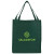 Custom Large Non Woven Grocery Tote - Hunter Green