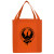 Custom Large Non Woven Grocery Tote - Orange