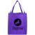 Custom Large Non Woven Grocery Tote - Purple