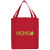 Custom Large Non Woven Grocery Tote - Red