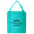 Custom Large Non Woven Grocery Tote - Teal