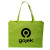 Custom Standard Non Woven Tote - Lime Green