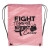 Custom Drawstring Backpack - Pink