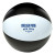 Custom 16" Two-tone Beach Ball - White with Black