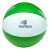 Custom 16" Two-tone Beach Ball - Green with White