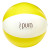 Custom 16" Two-tone Beach Ball - White with Yellow