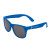 Custom Single Color Matte Sunglasses - Blue