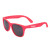 Custom Single Color Matte Sunglasses - Neon Pink