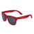 Custom Single Color Matte Sunglasses - Red