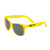 Custom Single Color Matte Sunglasses - Yellow