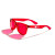Custom Mood Color Eyeglasses - Red