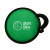 Custom Collapsible Hand Fan - Green