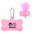 Custom Dog Bone Baggie Dispenser - Pink