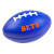 Custom 3" Football Stress Reliever - Reflex Blue