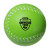 Custom Baseball Stress Reliever - Lime with white