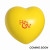 Custom Heart Stress Reliever - Yellow