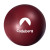 Custom Round Stress Ball - Burgundy