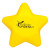 Custom Star Stress Reliever - Yellow