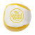 Custom 2" Two-Tone Hacky Sack Kick Ball - Yellow/White
