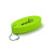 Custom Oval-Shaped Floating Keychain - Lime Green