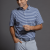 Custom STITCH Club Stripe Polo Shirt - Men's - Navy