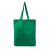 Colored Economical Tote Bag With Gusset- Kelly Green