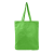 Colored Economical Tote Bag With Gusset- Lime green