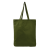 Colored Economical Tote Bag With Gusset- Army Green