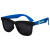 Customized Youth Size Matte Sunglasses - Black/blue