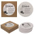 Custom Four-Pack Round Absorbent Stone Coasters