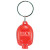 Custom Mr. Piggy Key Tag - Translucent Red
