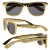 Custom Metallic Sunglasses - Gold