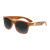 Custom Polarized Wood Grain Iconic Sunglasses