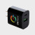 Custom Dual Port Flat Wall Adapter - Black