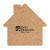 Custom Sustainable House Shaped Cork Coaster
