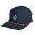 Custom Stroke Play Rope Cap - Navy with Red
