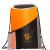 Custom Sprint Angled Drawstring Sports Pack With Pockets - Orange