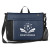 Custom Austin Nylon Collection Messenger Bag - Heather Navy Blue