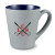 Custom 16oz Fleck And Timbre Ceramic Mug - Navy Blue