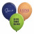 Custom 11" USA Fashion Opaque Latex Balloon with Logo Imprint