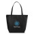 Custom Medium Size Non-Woven Cooler Tote Bag - Black