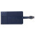 Custom Leeman Tuscany Duo-Textured Luggage Tag - Navy Blue